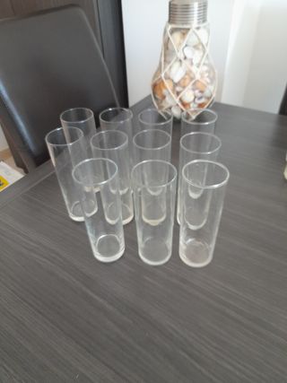 Pack de 11 vasos de tubo