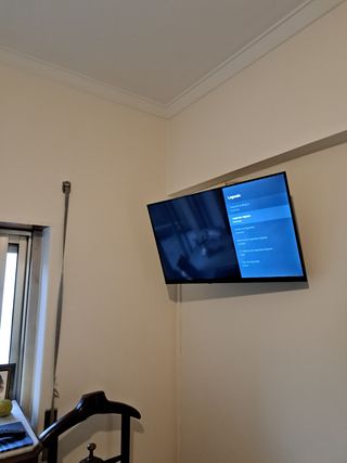 Montagem suporte de tv