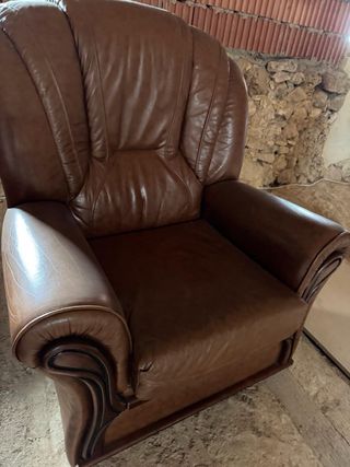 Butaca de cuero