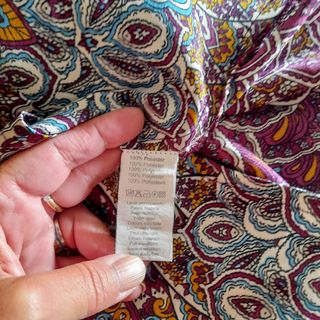 Natura Vestido Estampado Plumas Pavo Real 38-40.