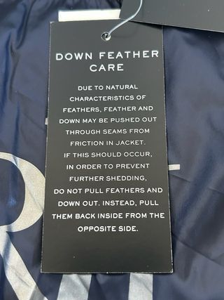 Ralph Lauren abrigo plumas mujer XL