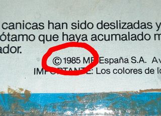Juego de mesa Tragabolas (Edición original 1985) 