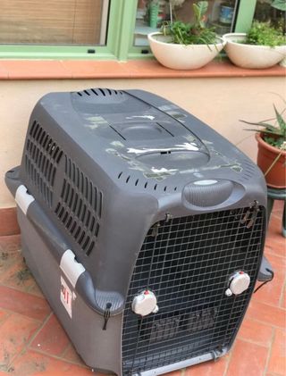 Trasportín para perros /Cargo Dog Carrier Gray XL