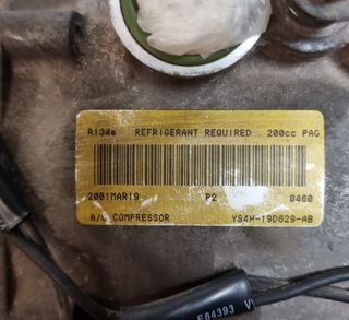 COMPRESOR AIRE ACONDICIONADO FORD FOCUS 1 2002