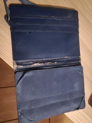 cover pelle blu