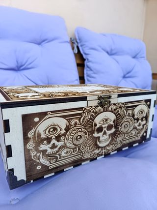 Porta oggetti esoterici, scrigno Ouija