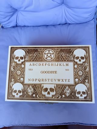 Porta oggetti esoterici, scrigno Ouija