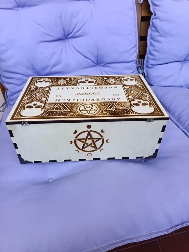 Porta oggetti esoterici, scrigno Ouija