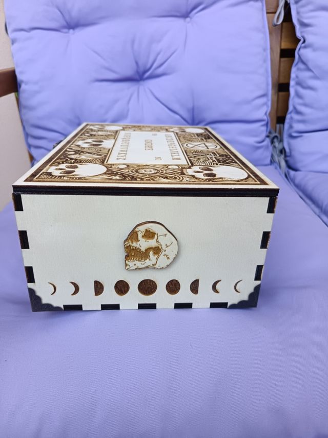 Porta oggetti esoterici, scrigno Ouija