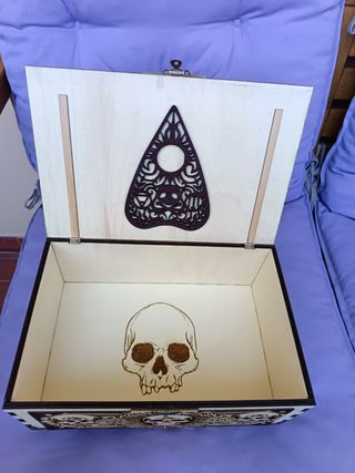 Porta oggetti esoterici, scrigno Ouija