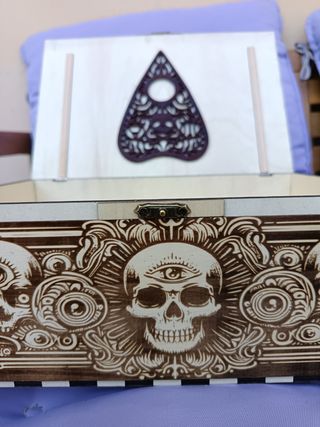 Porta oggetti esoterici, scrigno Ouija