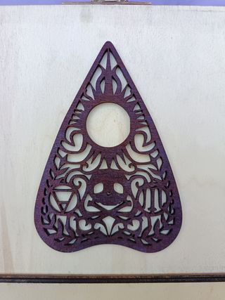 Porta oggetti esoterici, scrigno Ouija