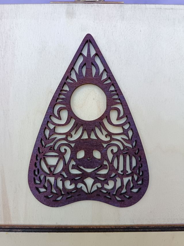 Porta oggetti esoterici, scrigno Ouija
