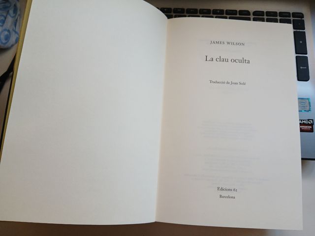 LA CLAU OCULTA- James Wilson 462 pág.