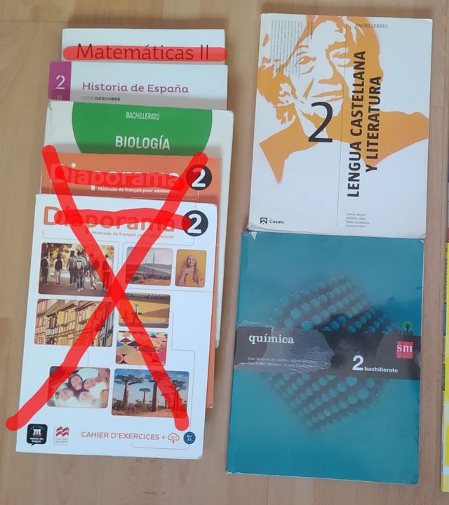 Libros de texto 2° BACHILLERATO