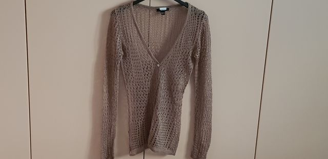 Cardigan estivo Mango tg XS/S a rete di viscosa
