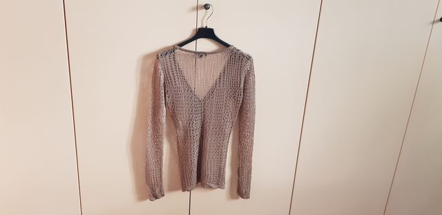 Cardigan estivo Mango tg XS/S a rete di viscosa