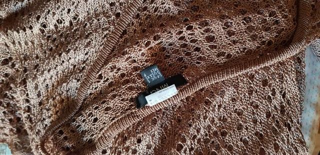 Cardigan estivo Mango tg XS/S a rete di viscosa