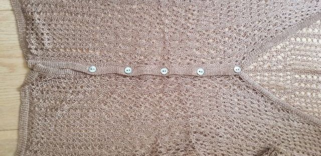 Cardigan estivo Mango tg XS/S a rete di viscosa