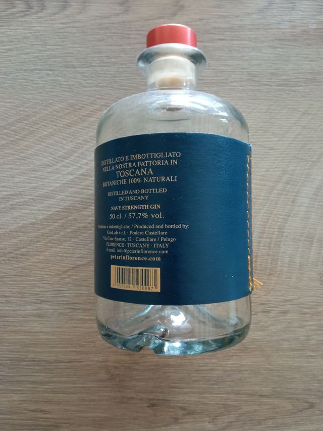 Bottiglia vuota Gin Peter in the Navy