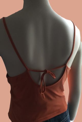 Top Naranja con tirantes Tintoretto