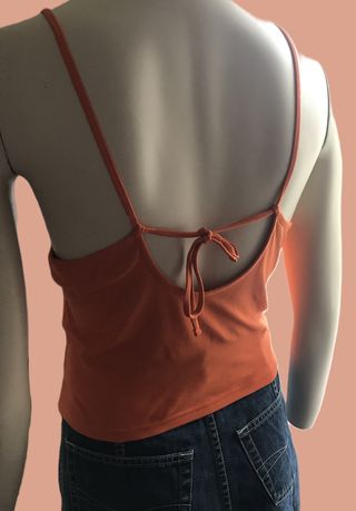Top Naranja con tirantes Tintoretto