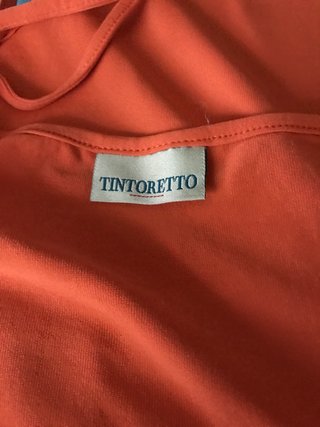 Top Naranja con tirantes Tintoretto