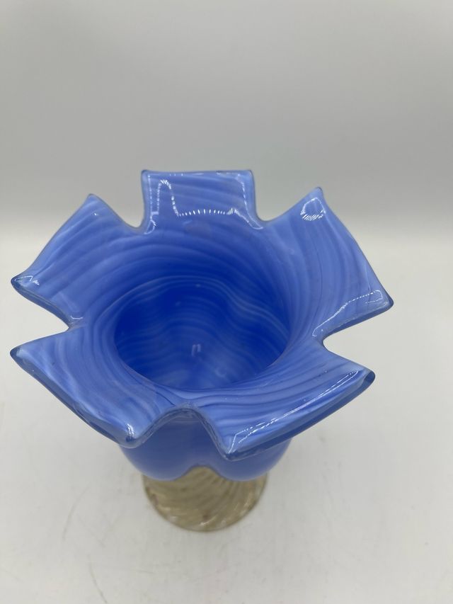 Portacandela vintage vetro di murano