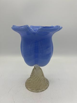 Portacandela vintage vetro di murano