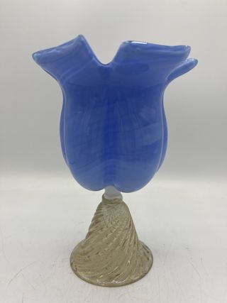 Portacandela vintage vetro di murano