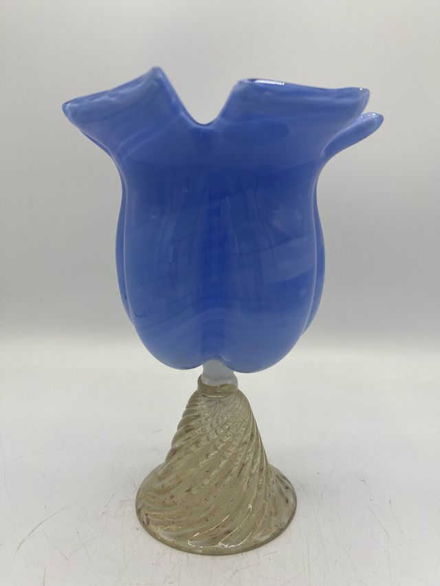 Portacandela vintage vetro di murano