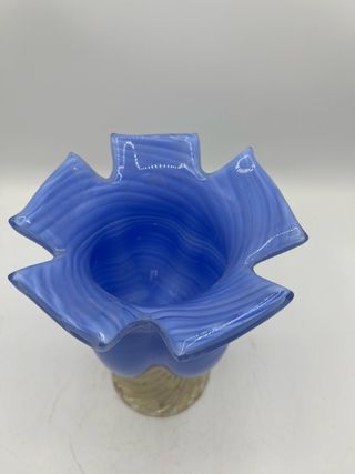 Portacandela vintage vetro di murano