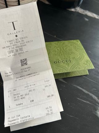 Cinturón Gucci de hombre