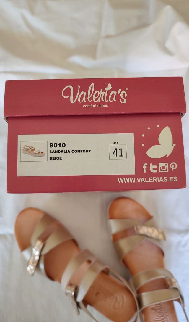 Sandalias españolas de piel talla 41