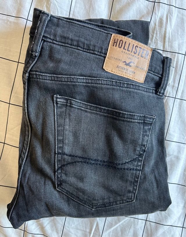 Vaquero gris Hollister