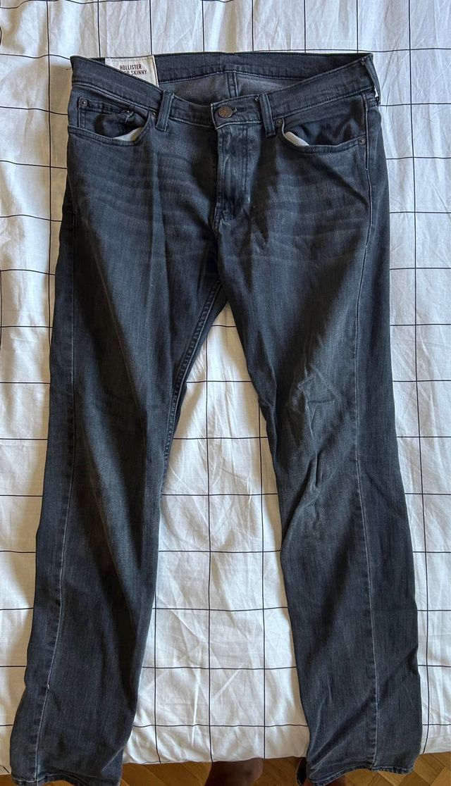 Vaquero gris Hollister