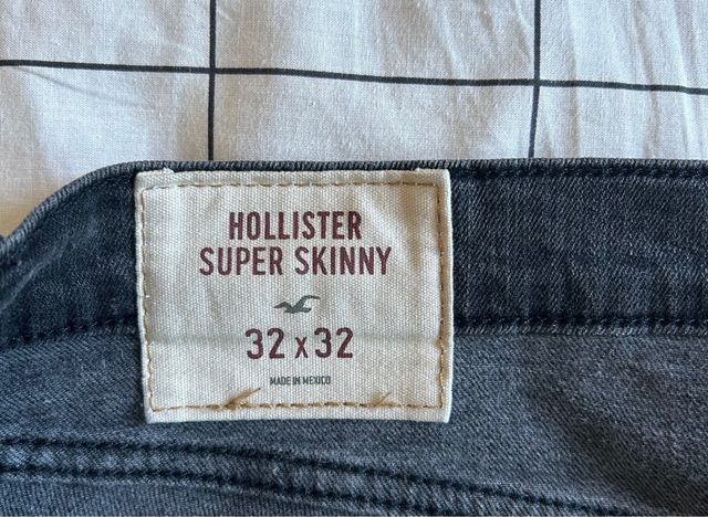 Vaquero gris Hollister