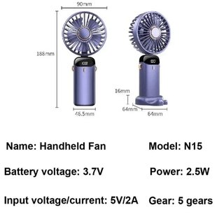 Ventilador eléctrico portátil
