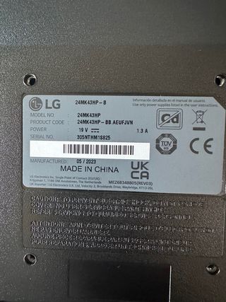 Monitor LG 24MK43HP-B 23.8"/ Full #M1S825