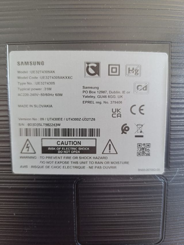 Televisor Samsung 32 p.