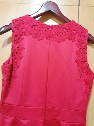 CHICA/MUJER :VESTIDO ROJO PARA CEREMONIA