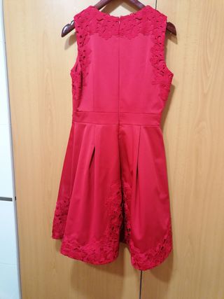 CHICA/MUJER :VESTIDO ROJO PARA CEREMONIA