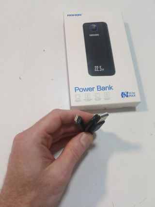 Power Bank 10000mAh 22.5W PD con Display LED 3 Usc