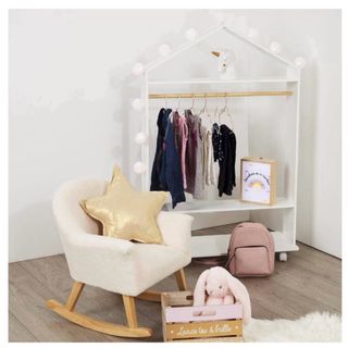 Perchero infantil casita