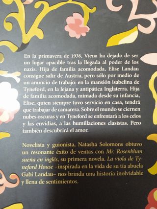 La viola de Tyneford House - Natasha S.