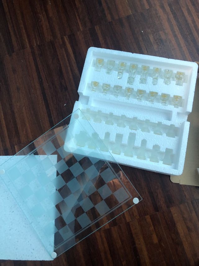 Scacchiera in cristallo