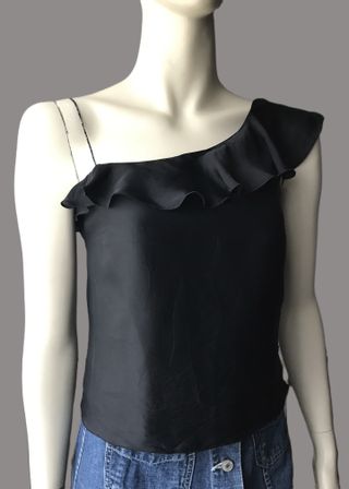 Top Negro Seda Cedosce C2C