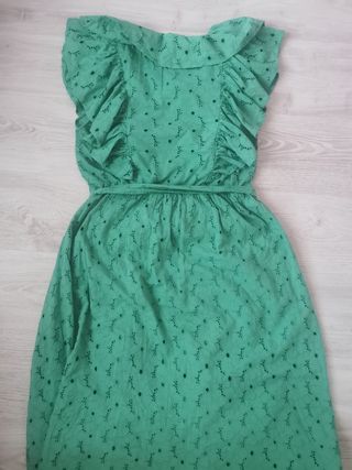 Vestido midi bordados L
