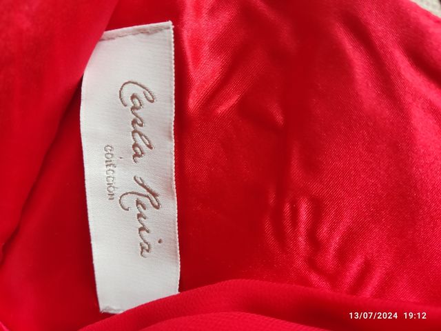 Vestido rojo Carla Ruiz