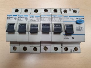 PACK HAGER MAGNETOTERMICOS Y DIFERENCIAL